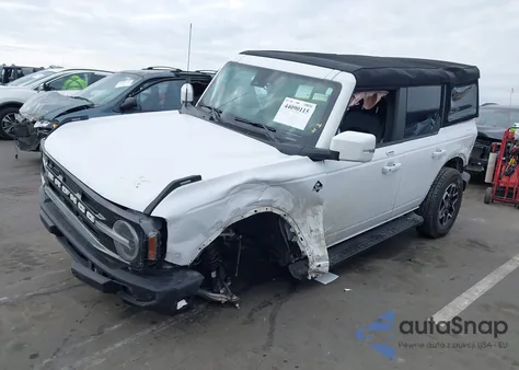 2023 Ford Bronco Outer Banks z USA, uszkodzony, nr VIN 1FMEE5BP2PLC14362